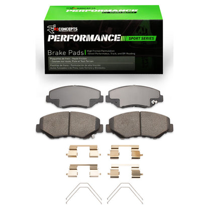 R1 Concepts R1 02-21 Acura ILX Front Performance Sport Pads & Hardware Kit