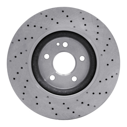 DFC 14-20 Infiniti QX30 Front Drilled Brake Rotor