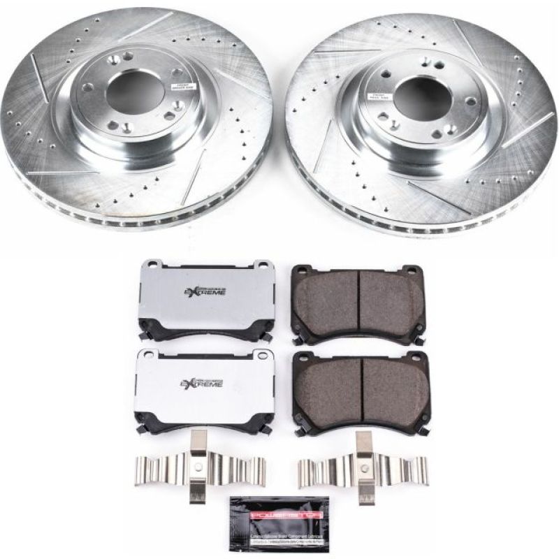 PowerStop Power Stop 09-14 Hyundai Genesis Front Z26 Street Warrior Brake Kit