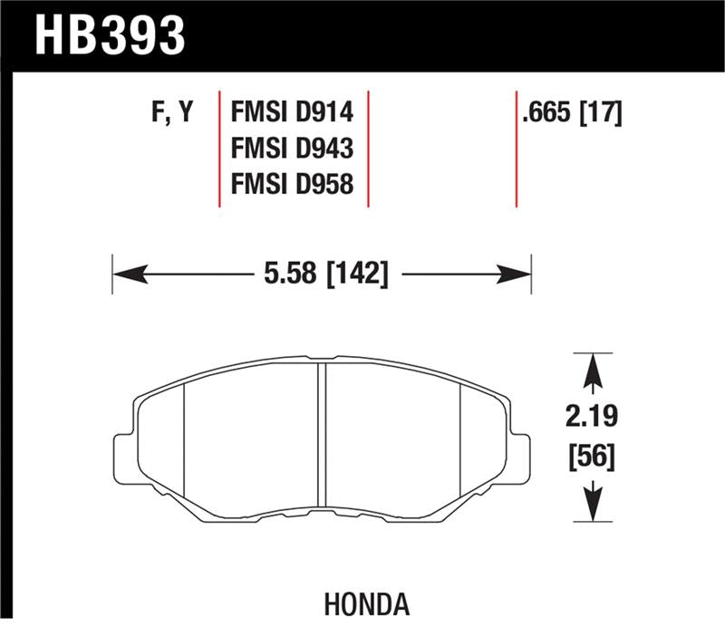 Hawk Performance Hawk LTS Street Brake Pads