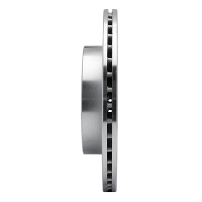 R1 Concepts R1 14-15 Mitsubishi Mirage Front Left Drilled & Slotted Silver Brake Rotor