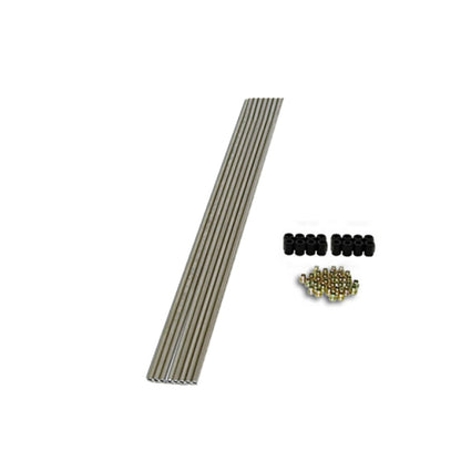 Nitrous Express 4 Cyl Tubing Kit (4 - 14in / 4 - 16in Tubing Incl B-Nuts)