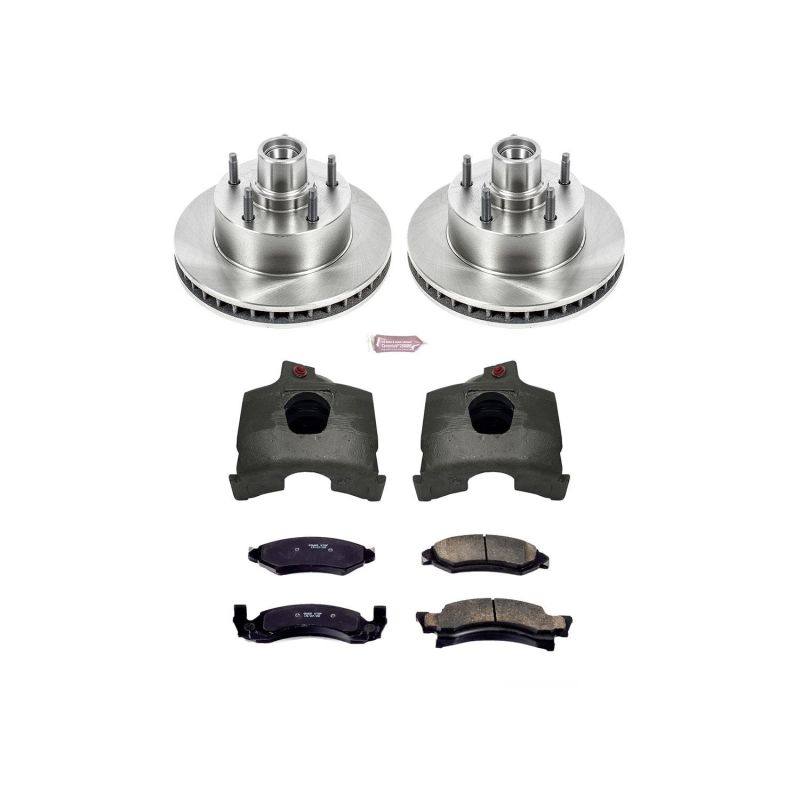 PowerStop Power Stop 1986 Ford F-150 Front Autospecialty Kit w/Cals