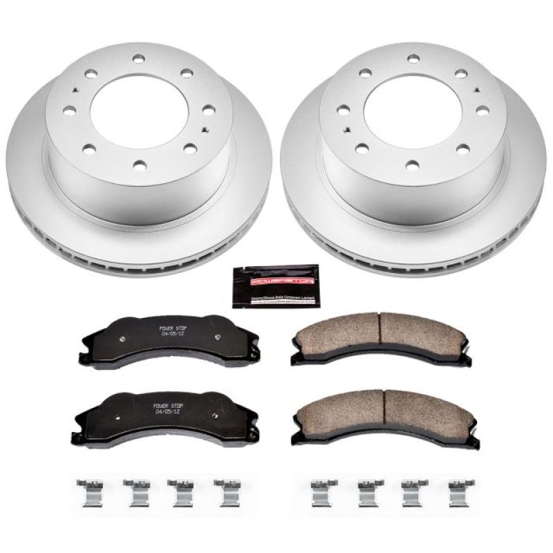 PowerStop Power Stop 11-19 GMC Sierra 3500 HD Rear Z17 Coated Brake Kit