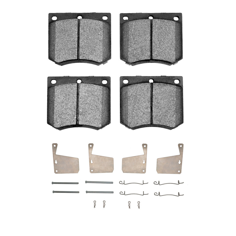 R1 Concepts R1 1970-1977 Mercury CAPRI Front R1 Euro Ceramic Pads & Hardware Kit