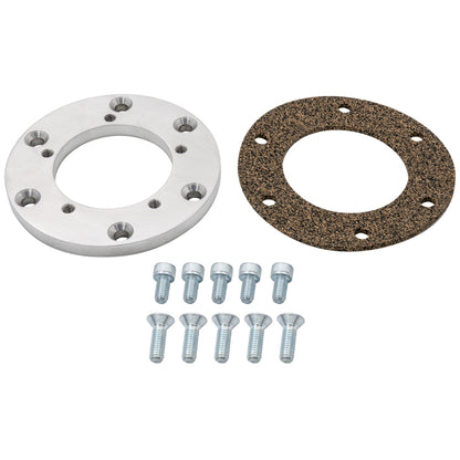 Autometer Universal Adapter Plate For 5 Bolt Fuel Level Sensor To 6 Bolt Mounting Flange