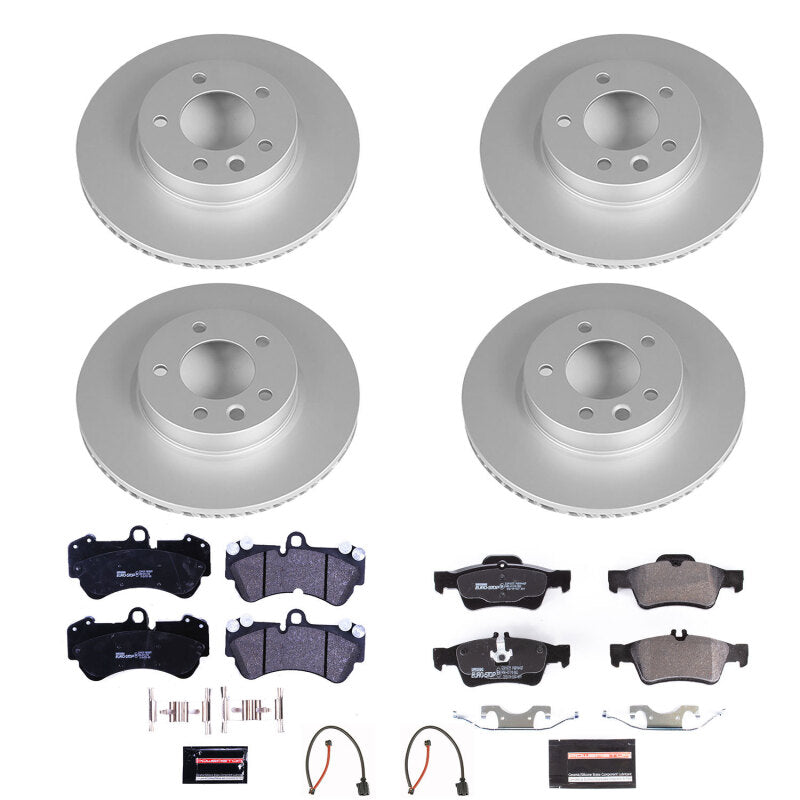 PowerStop Power Stop 04-06 Porsche Cayenne Front Euro-Stop Brake Kit