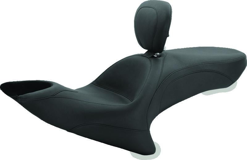 Mustang Motorcycle Mustang 08-21 Harley Rd King, 06-07 Str Glide 1906-07,00-05 Eagle Touring Solo Seat Diamond - Black