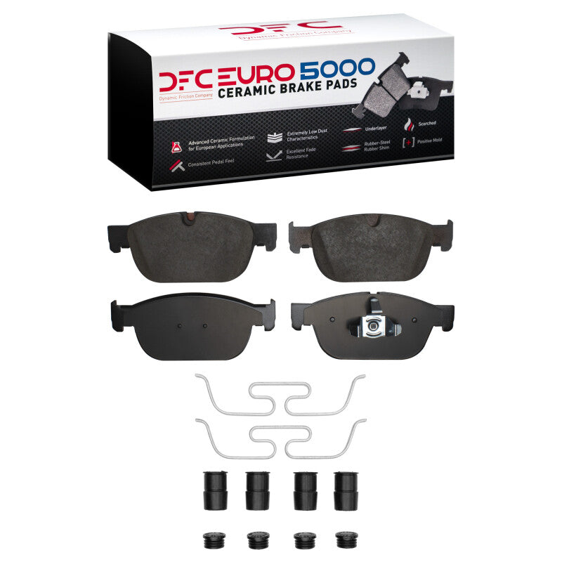 DFC 16-24 Polestar Polestar 2 Front Euro 5000 Ceramic Brake Pads and Hardware Kit