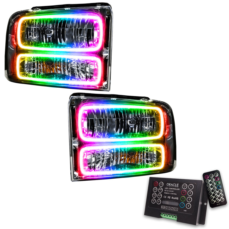 ORACLE Lighting Oracle 05 Ford Excursion SMD HL - Chrome - ColorSHIFT w/ 2.0 Controller