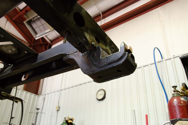 RustBuster 11-19 Chevy Silverado 2500HD/3500HD Leaf Spring Mount - Left