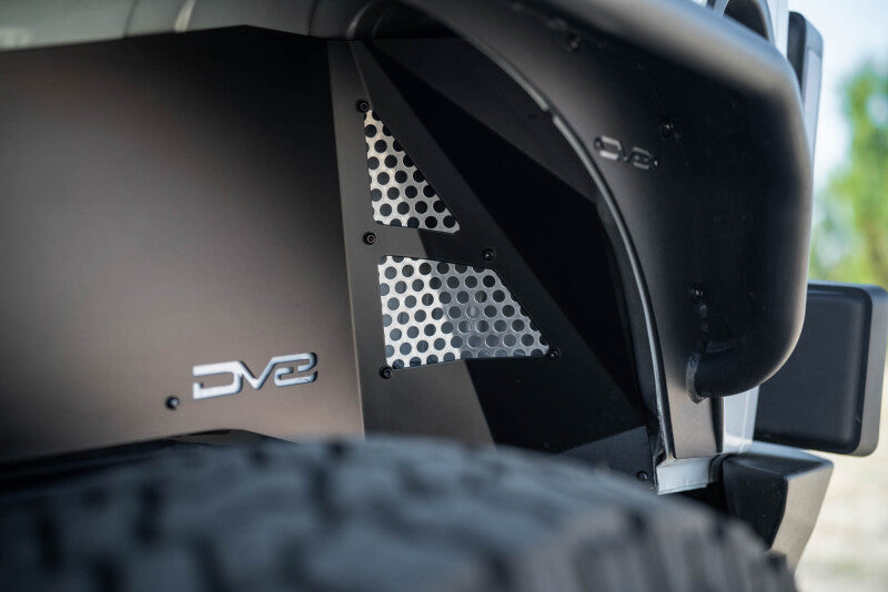 DV8 Offroad 07-18 Jeep Wrangler JK Rear Inner Fender - Satin Black
