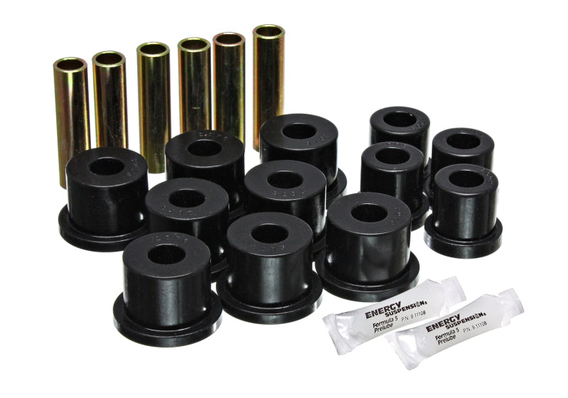 Energy Suspension GM Rear Spring & Shackle - Black