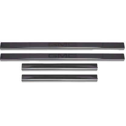 Putco 2020 GMC Sierra LD/HD - Crew Cab w/ GMC Etching (4pc) Black Platinum Door Sills