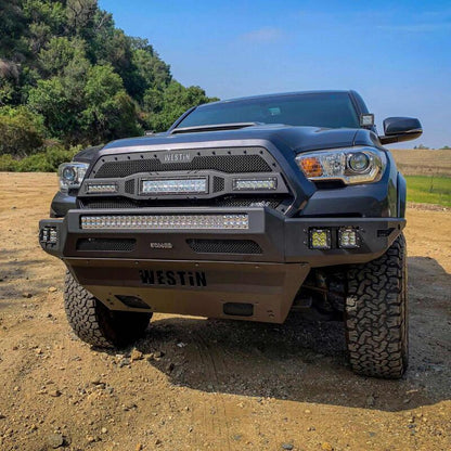 Westin 16-20 Toyota Tacoma Pro-Mod Front Bumper - Textured Black