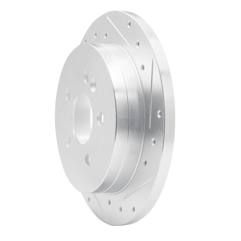 R1 Concepts R1 98-05 Mercedes-Benz ML320 Rear Right Drilled & Slotted Silver Brake Rotor