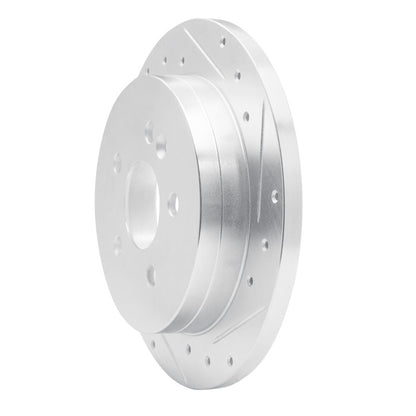 R1 Concepts R1 98-05 Mercedes-Benz ML320 Rear Right Drilled & Slotted Silver Brake Rotor