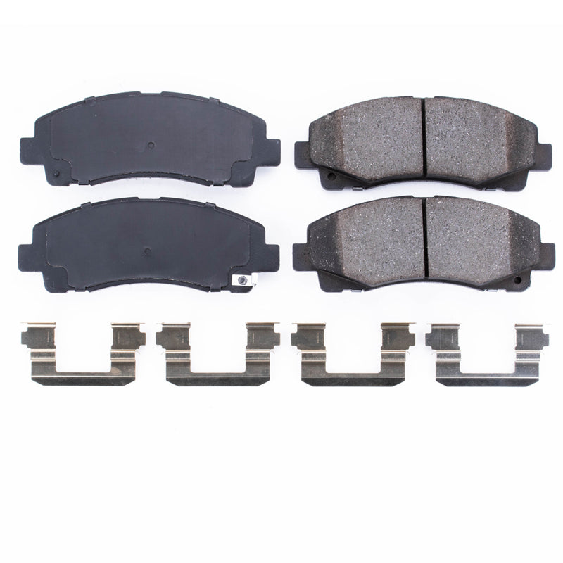 PowerStop Power Stop 09-14 Acura TL Front Z17 Evolution Ceramic Brake Pads w/Hardware