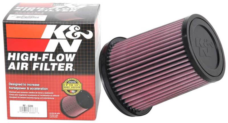 K&N Engineering K&N Filter Universal Rubber Filter 4in Flg 6 17/32in OD 8 21/32in H