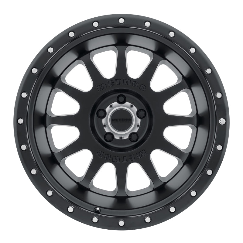 Method Wheels Method MR605 NV 20x9 -12mm Offset 5x150 110.5mm CB Matte Black Wheel