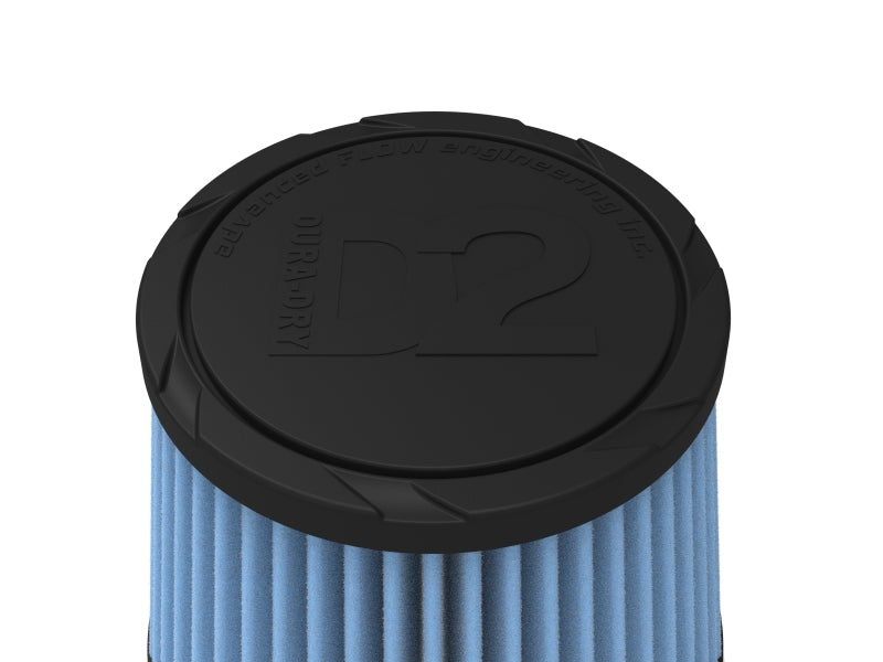 aFe POWER Universal Clamp-On Air Filter w/ D2 Dura-Dry Media - 4.5in F x 6in B x 4.75in T x 5in H