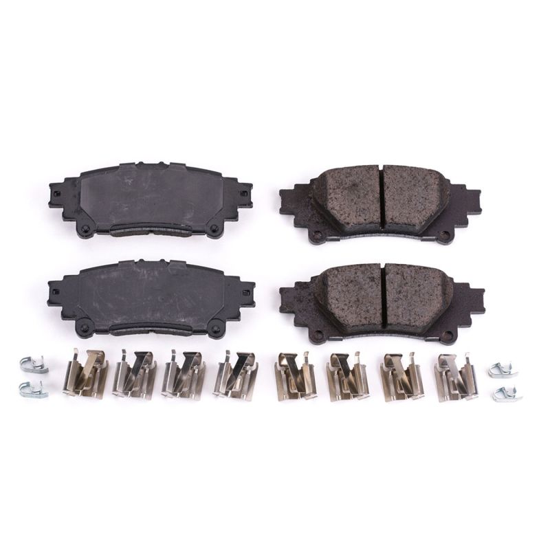 PowerStop Power Stop 16-17 Lexus GS200t Rear Z17 Evolution Ceramic Brake Pads w/Hardware