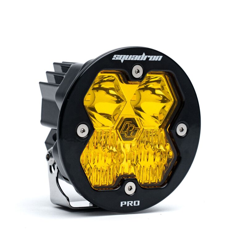 Baja Designs Squadron-R 2.0 Pro LED Driving/Combo (Single Light) - Baja Amber