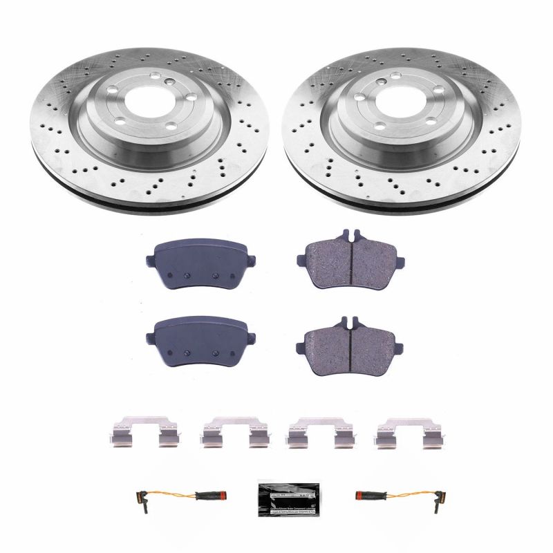 PowerStop Power Stop 15-16 Mercedes-Benz SL400 Rear Autospecialty Brake Kit