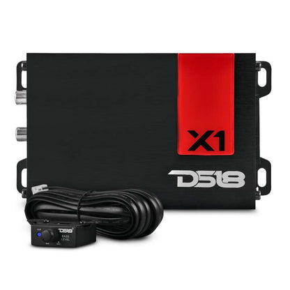 DS18 1-Channel Ultra Compact Class D Amplifier 300/1ohm 220/ohm 140/4ohm Watts RMS