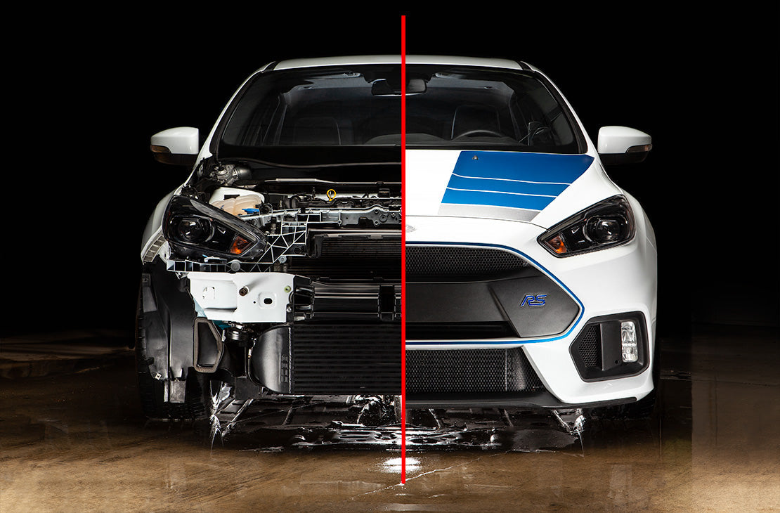 COBB FOR0040FMKSL FORD FRONT MOUNT INTERCOOLER KIT SILVER FOCUS RS 2016-2018