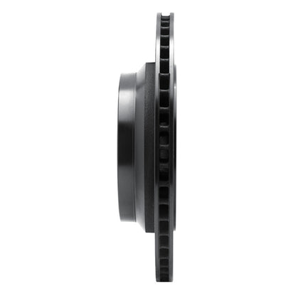 R1 Concepts R1 07-17 Lexus LS460 Rear Left Drilled & Slotted Black Brake Rotor