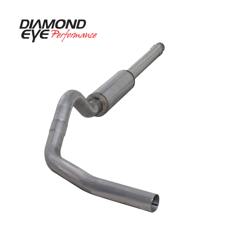 Diamond Eye Performance Diamond Eye KIT 4in Catback Single AL: 94-97 FORD 7.3L F250/F350 PWRSTROKE