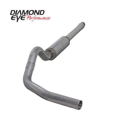 Diamond Eye Performance Diamond Eye KIT 4in Catback Single AL: 94-97 FORD 7.3L F250/F350 PWRSTROKE