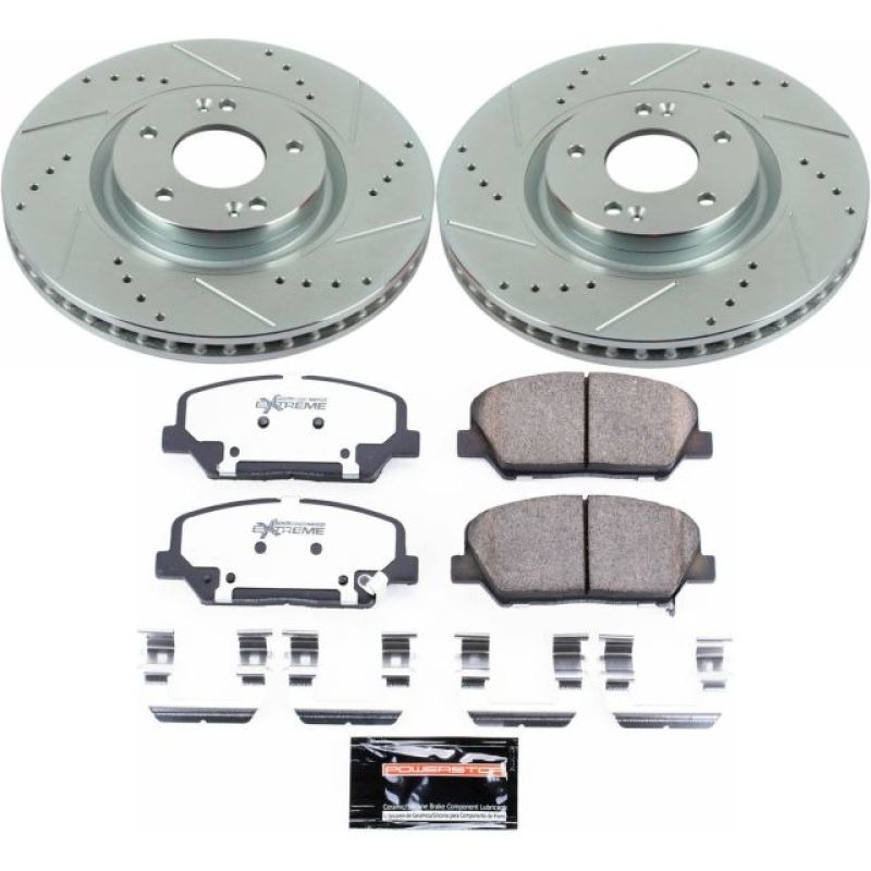 PowerStop Power Stop 11-15 Kia Optima Front Z26 Street Warrior Brake Kit