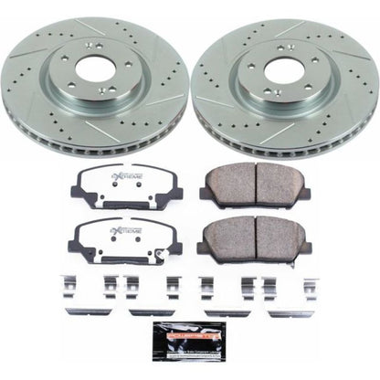 PowerStop Power Stop 11-15 Kia Optima Front Z26 Street Warrior Brake Kit