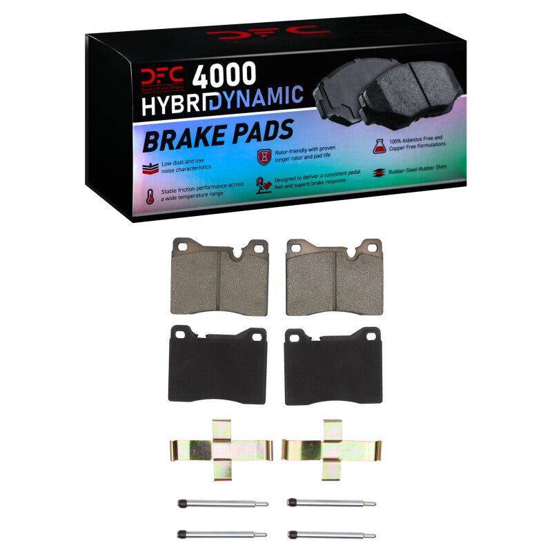 DFC 76-76 BMW 530I Front 4000 HybriDynamic Brake Pads and Hardware Kit