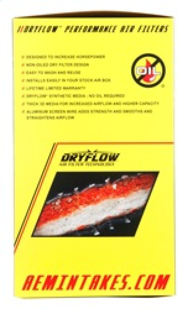 AEM Induction AEM 3.5 in x 7 in x 1 in Dryflow Element Filter