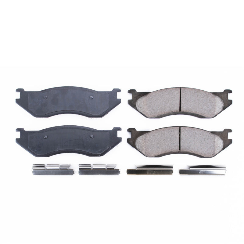 PowerStop Power Stop 1998 Dodge B1500 Front Z17 Evolution Ceramic Brake Pads w/Hardware