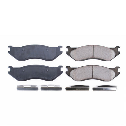 PowerStop Power Stop 1998 Dodge B1500 Front Z17 Evolution Ceramic Brake Pads w/Hardware