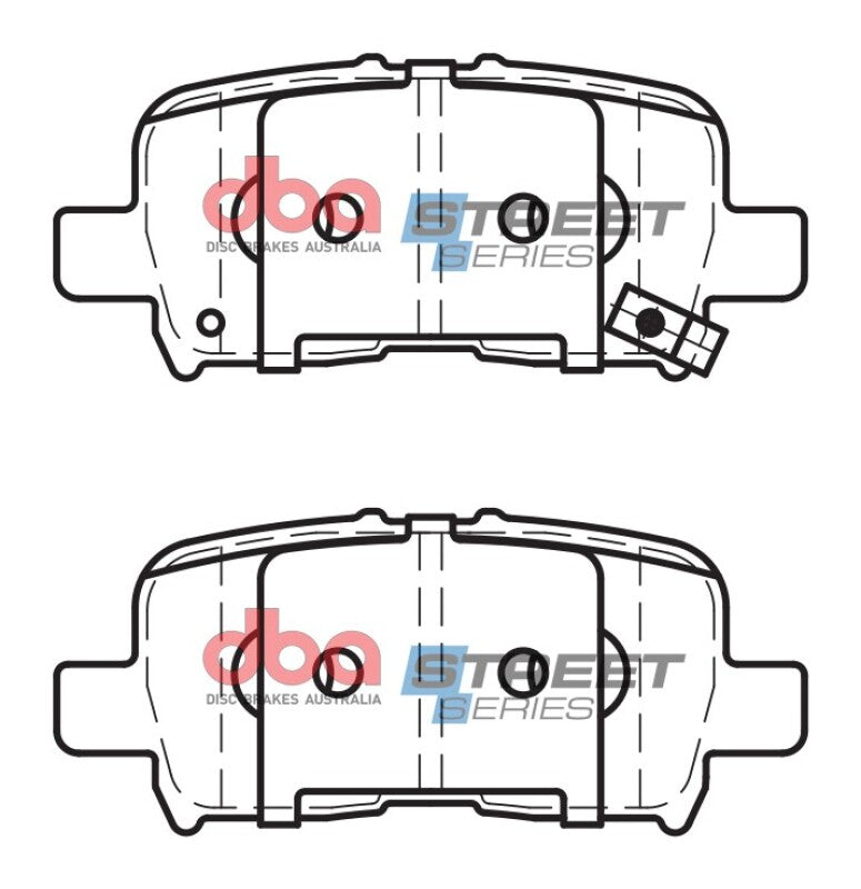 DBA 01-06 Acura MDX Street Series Rear Brake Pads