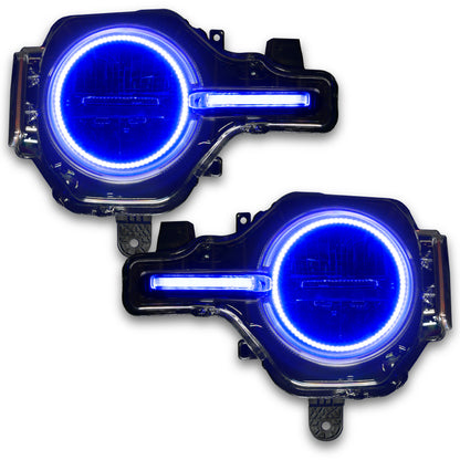 ORACLE Lighting Oracle 21-22 Ford Bronco Headlight Halo Kit w/DRL Bar - Base Headlights -w/RF Controller