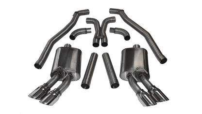 CORSA Performance Corsa 2012-2015 Chevrolet Camaro Coupe ZL1 6.2L V8 Polished Sport Cat-Back + XO Exhaust
