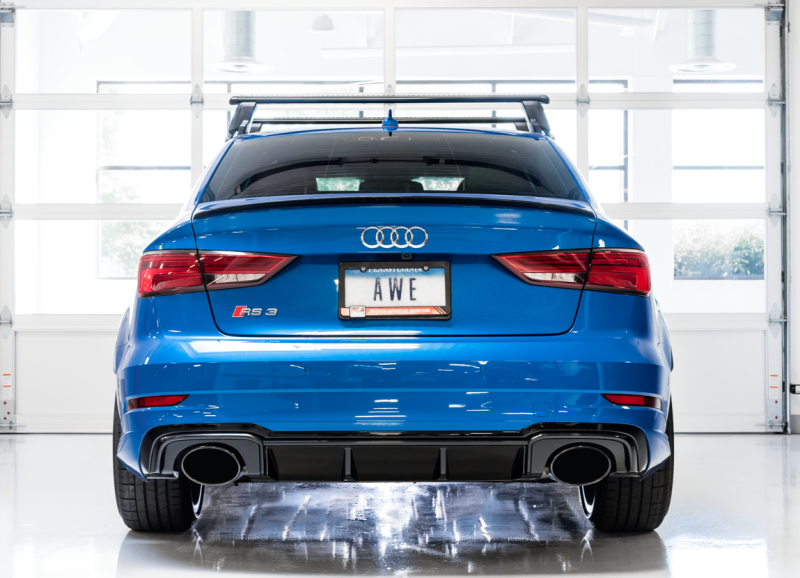 AWE Tuning 17-19 Audi RS3 8V SwitchPath Exhaust w/Diamond Black RS-Style Tips
