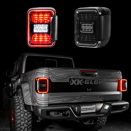XKGLOW XK Glow Jeep JT Gladiator LED Taillight w/ Smoked Lens
