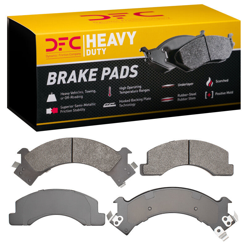 DFC 88-97 Chevrolet W4500 Tiltmaster (w/Front Disc Brakes) Front Heavy Duty Pads - Semi Metallic