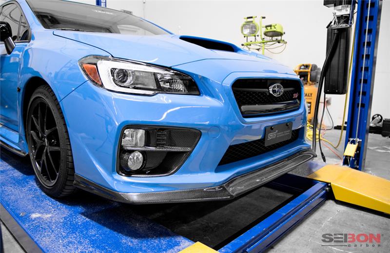 Seibon 15-17 Subaru Impreza WRX/STi Carbon Fiber Fog Light Surrounds (pair)