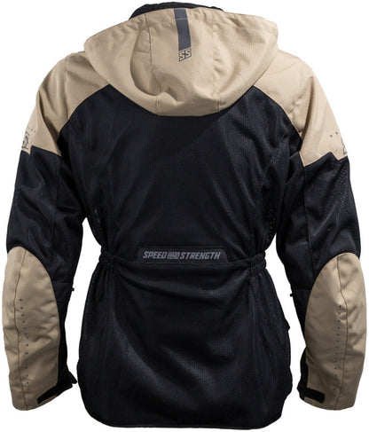 Speed and Strength Starstruck Mesh Jacket Trench Tan/Black Womens - XS