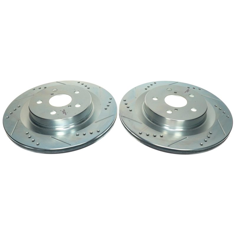 PowerStop Power Stop 21-22 Toyota Sienna Rear Drilled & Slotted Rotor (Pair)