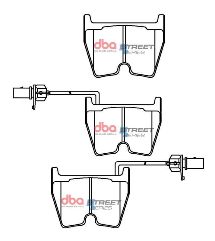 DBA 12-18 Audi A6 Street Series Front Brake Pads