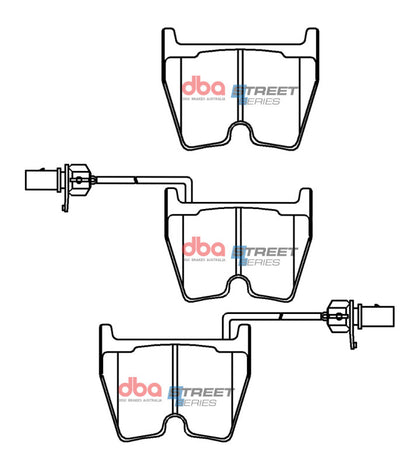 DBA 12-18 Audi A6 Street Series Front Brake Pads